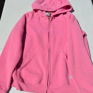 Pink Carhartt Zip Hoodie Large